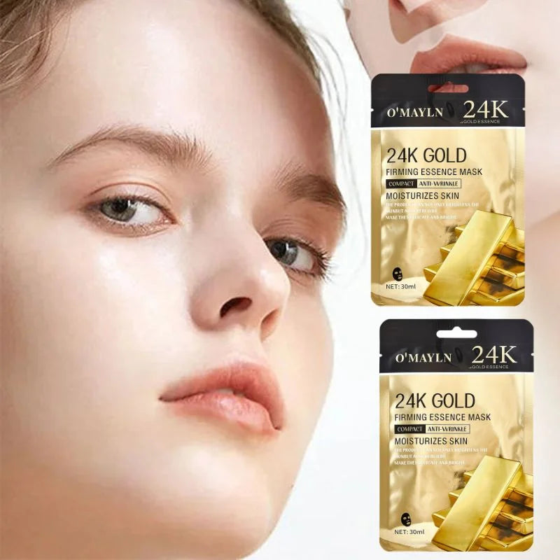 Pack of 2 | O’Mayln Rice Facial Mask | Anti-Wrinkle, Brightening & Hydrating Sheet Mask