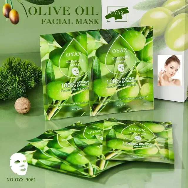 Pack of 2 | O’Mayln Rice Facial Mask | Anti-Wrinkle, Brightening & Hydrating Sheet Mask