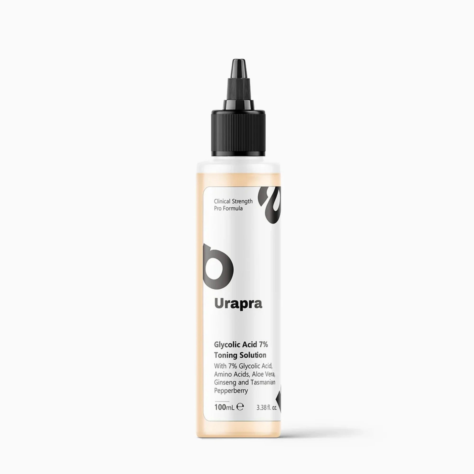 Urapra Glycolic Acid 7% Toner 100ml | Exfoliating Face Solution for Clear & Radiant Skin
