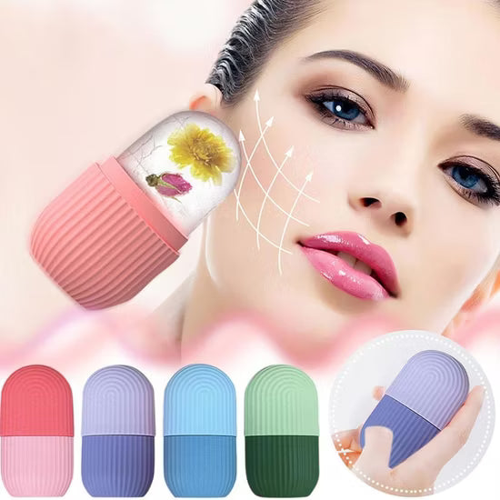 Reusable Facial Ice Roller for Face & Body || Shrinks Pores, Soothes Skin, Enhances Glow | Random Color
