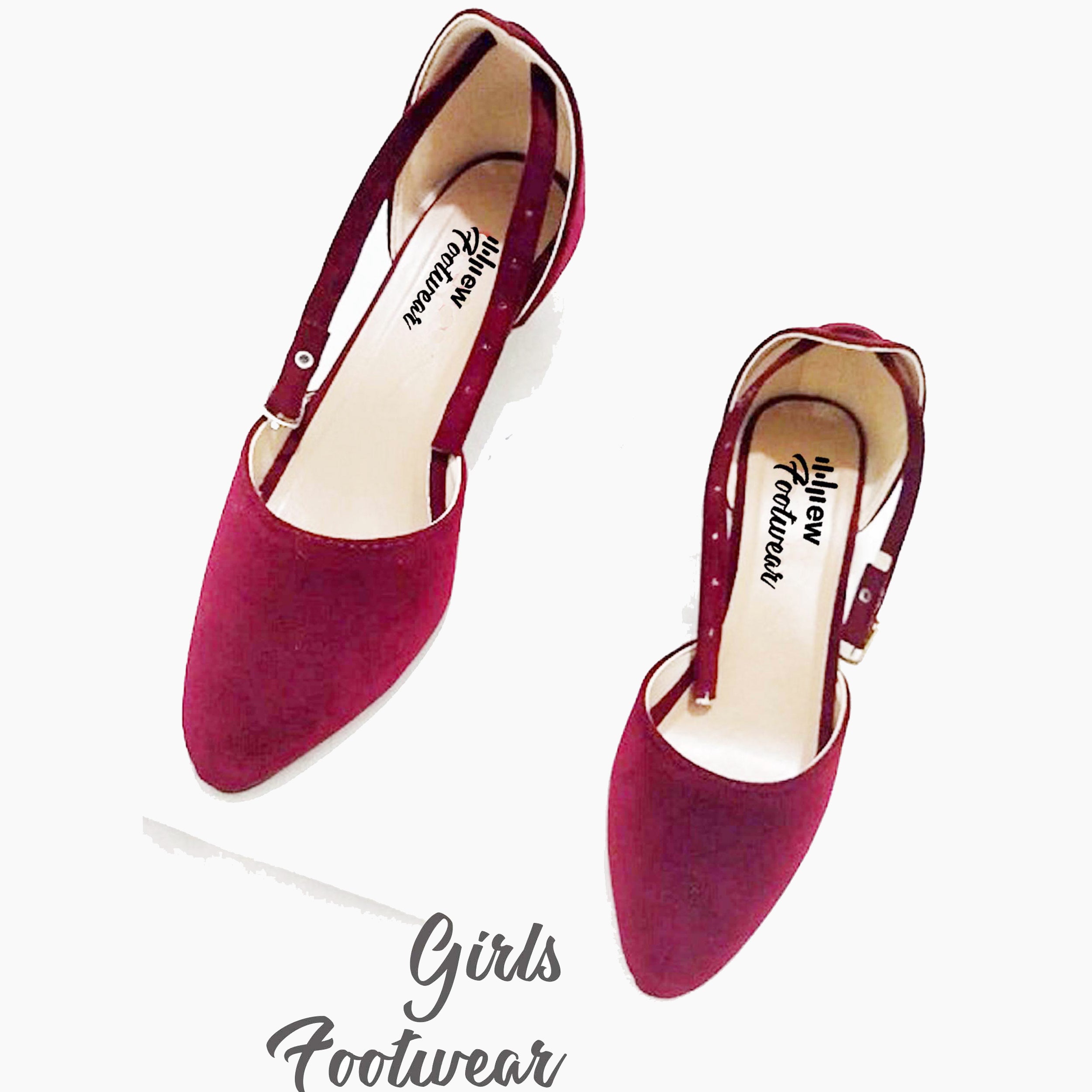 Stylish Velvet Heel Pump Shoes for Ladies – 2 Inch Elegant Party Wear Heels 36/Black